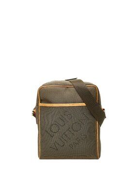 Louis Vuitton Damier Jean Citadin Crossbody Shoulder Bag Tail Khaki Canvas